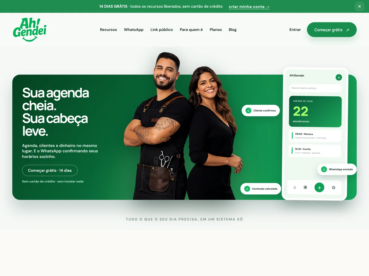 Site do Ah!Gendei