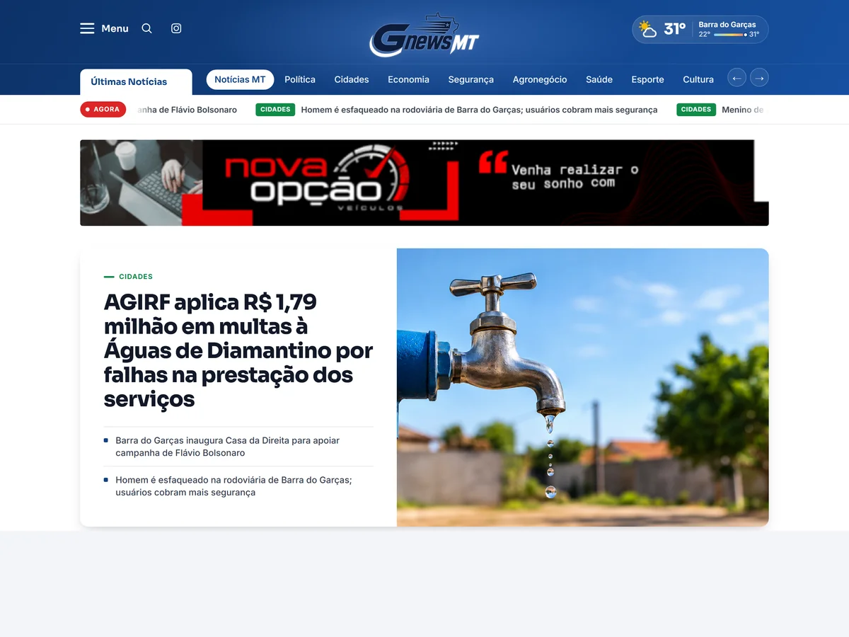 Site do GNews MT