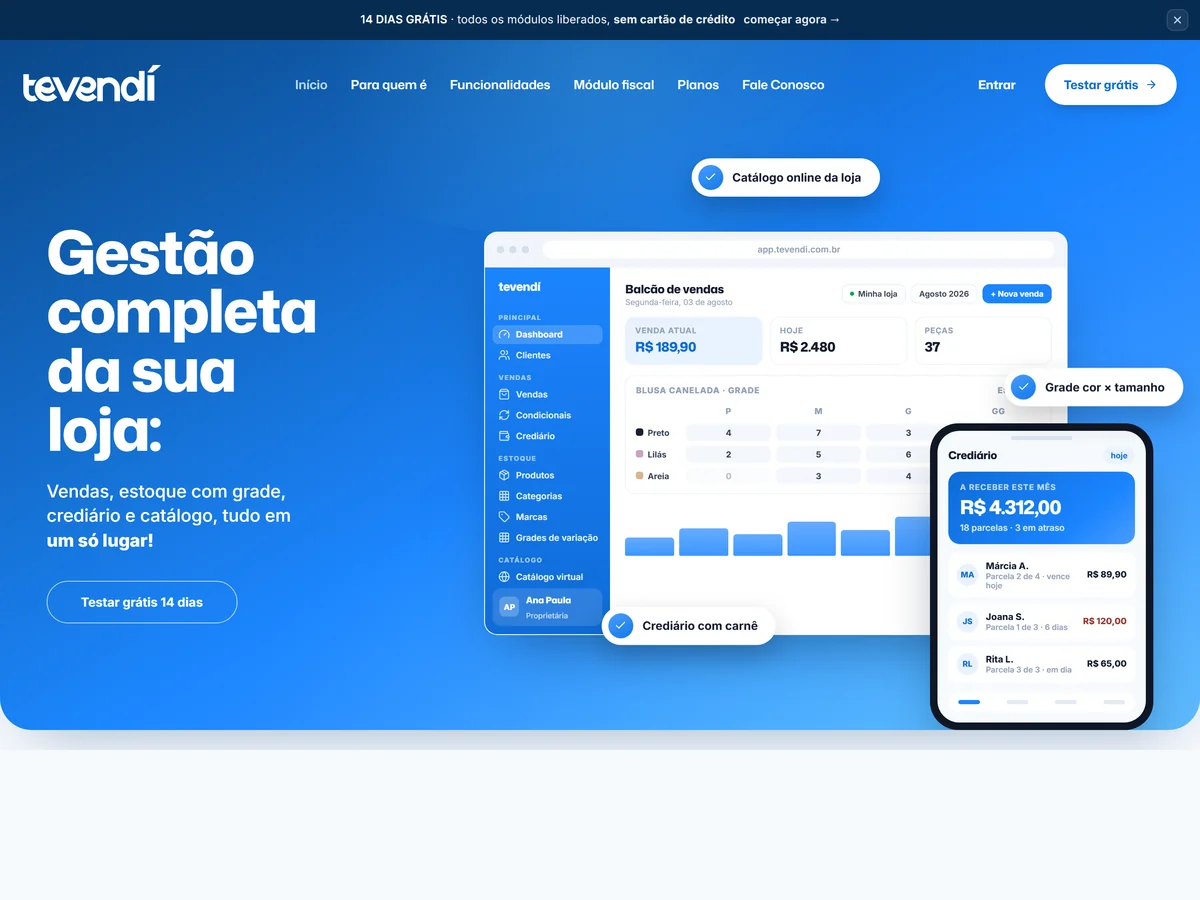 Site do TeVendi
