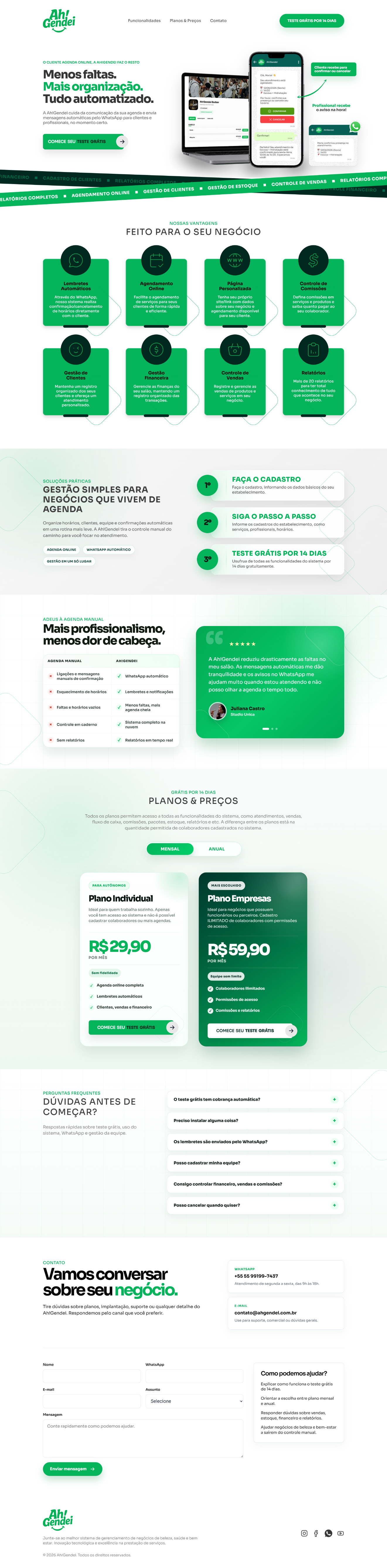 Site do Ah!Gendei
