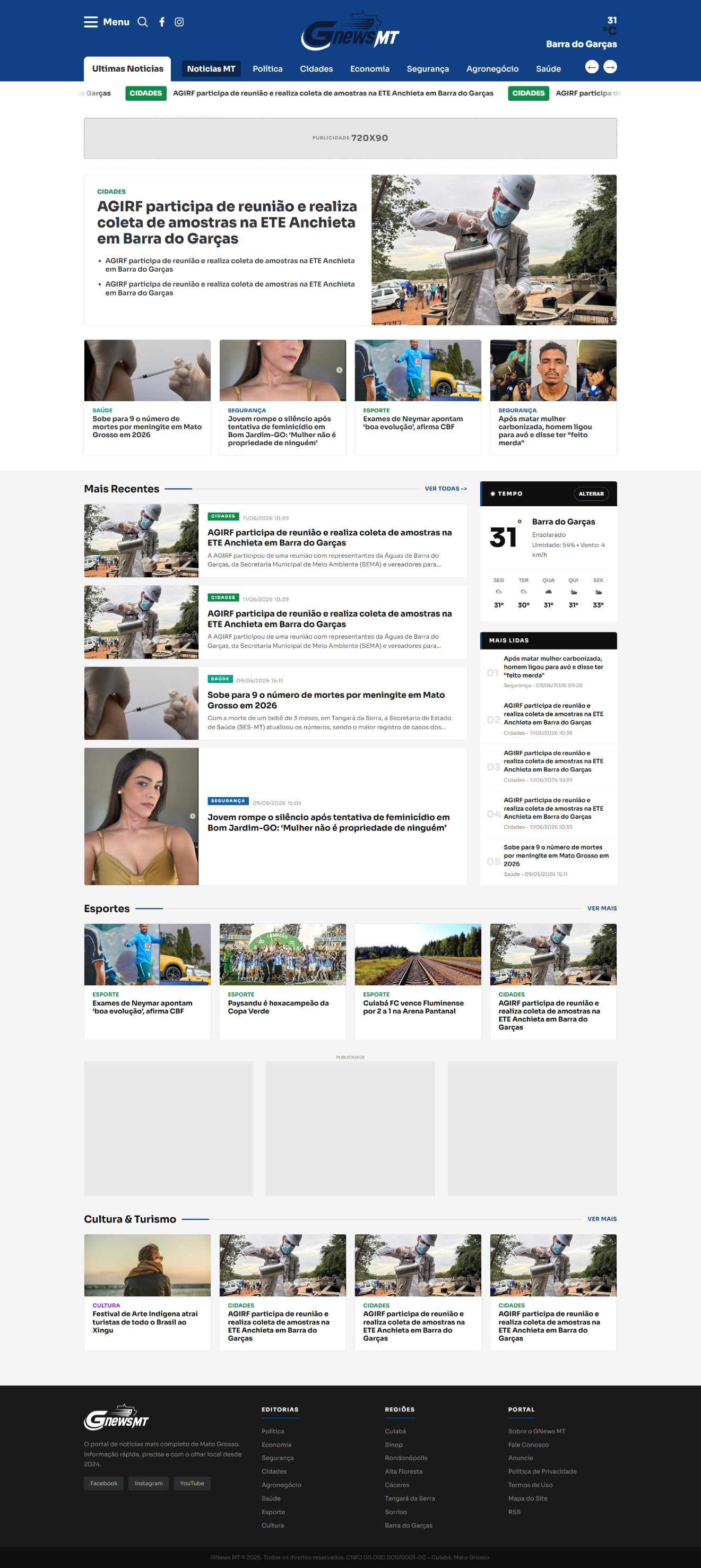 Site do GNews MT