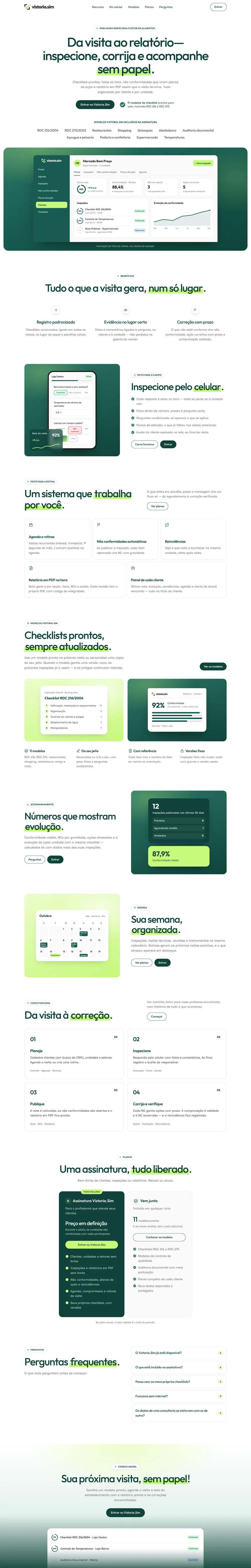 Site do Vistoria.Sim